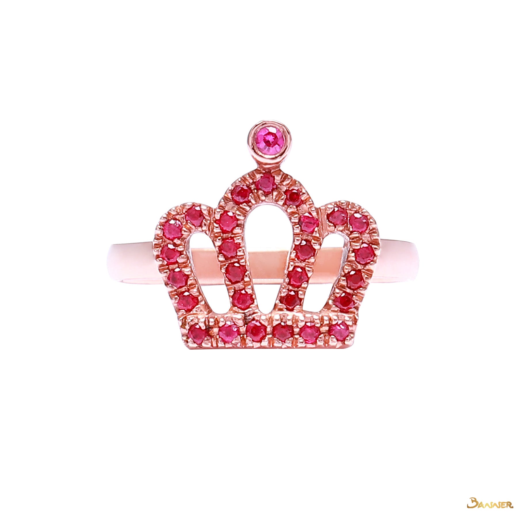 Ruby Crown Ring