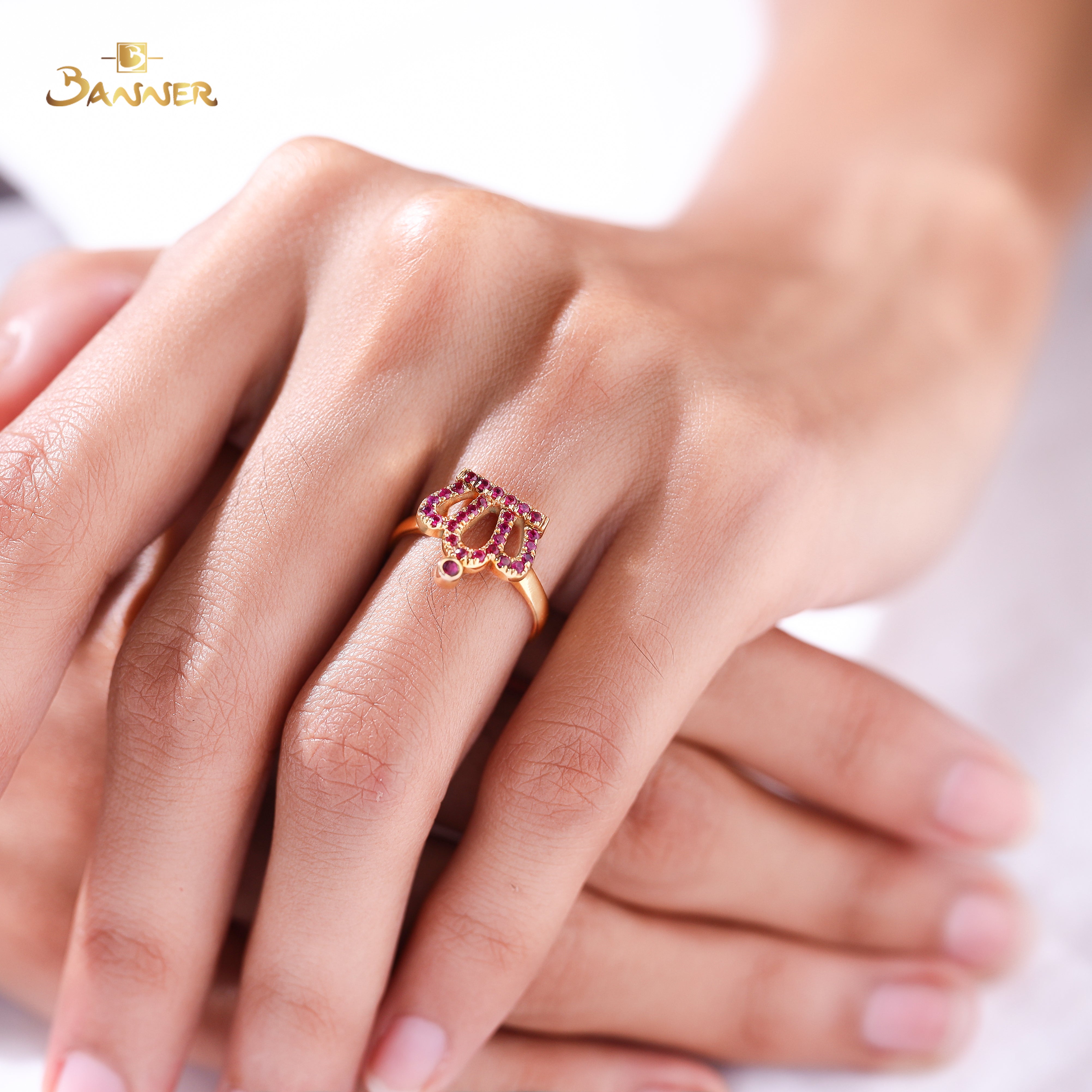 Ruby Crown Ring