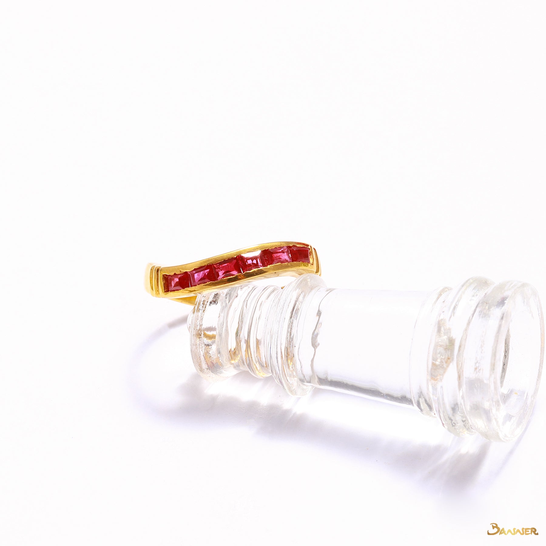 Ruby Emerald-cut Ring