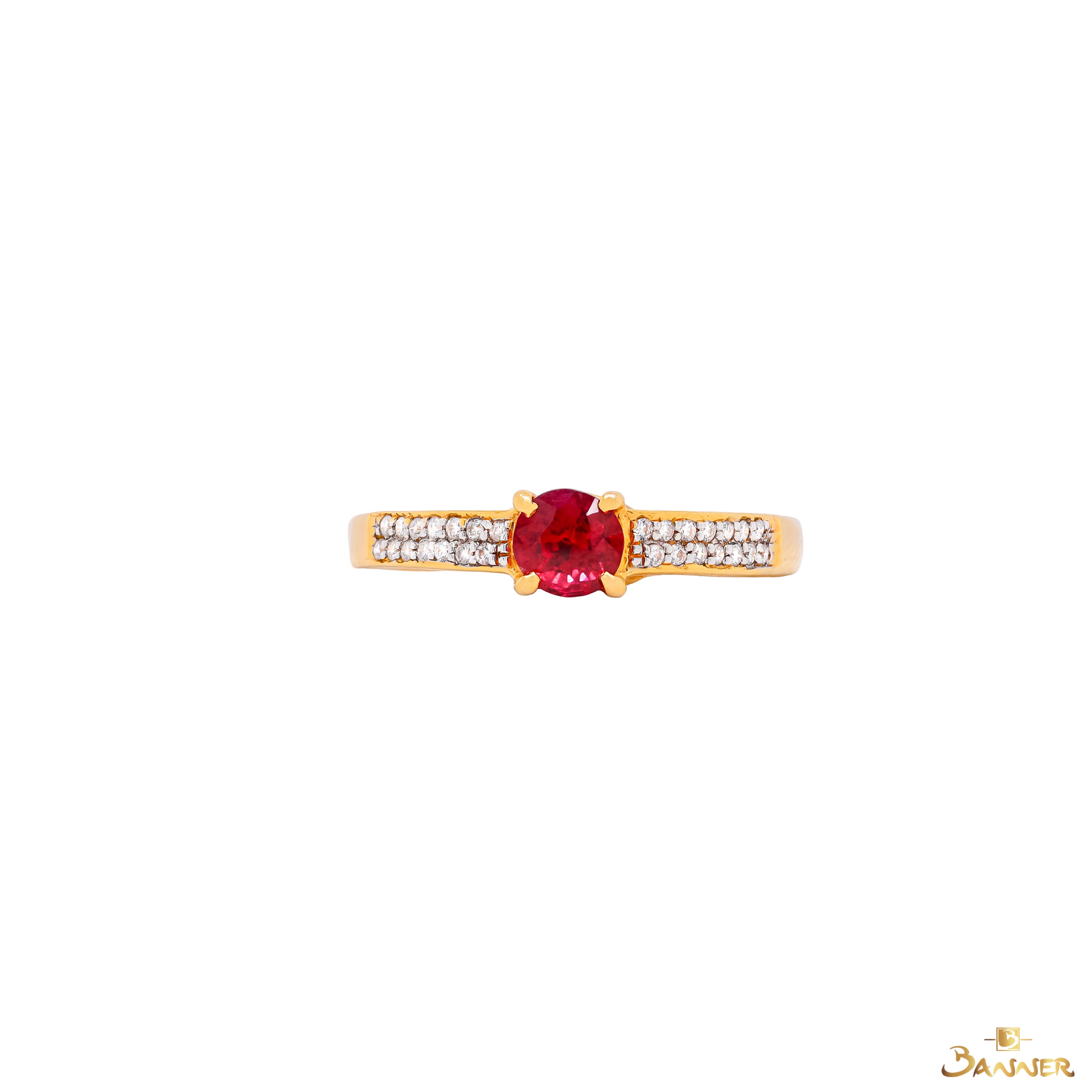 Ruby and Diamond Ring