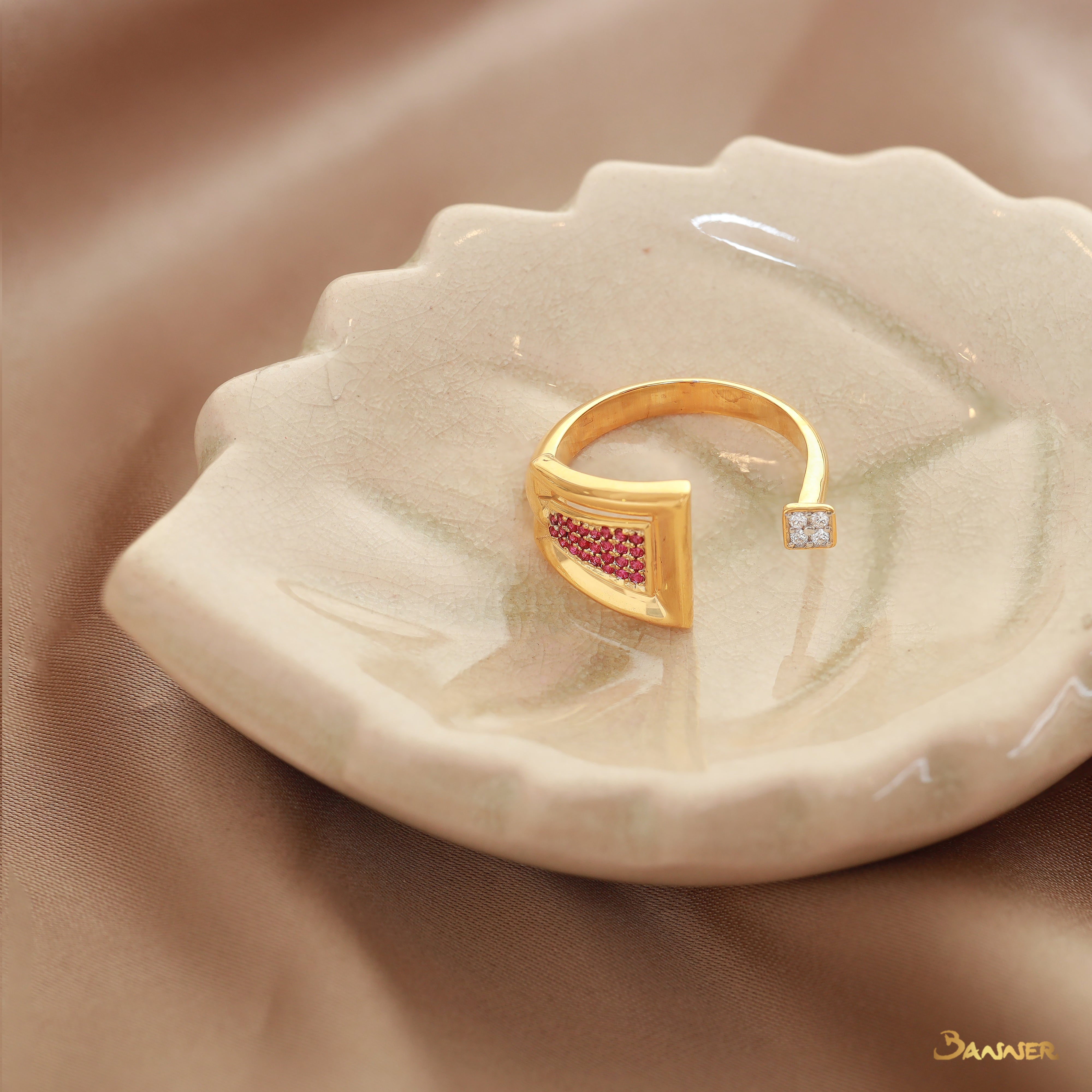 Ruby and Diamond Vanguard Ring