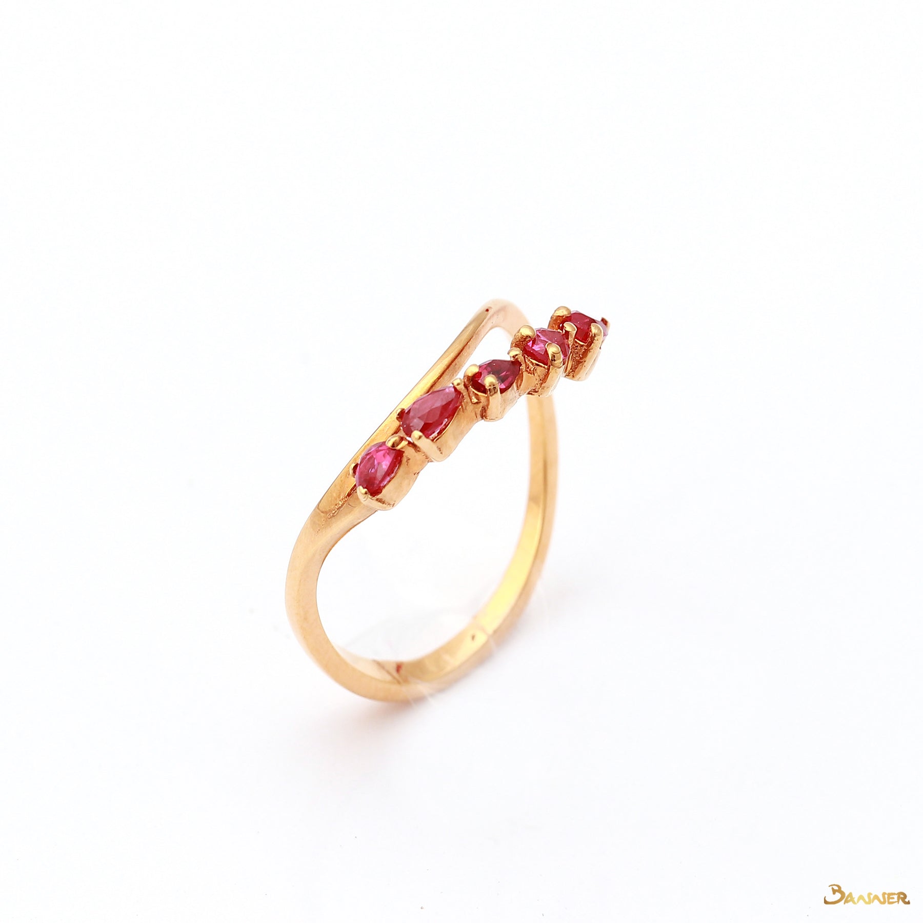 Ruby Olive Ring