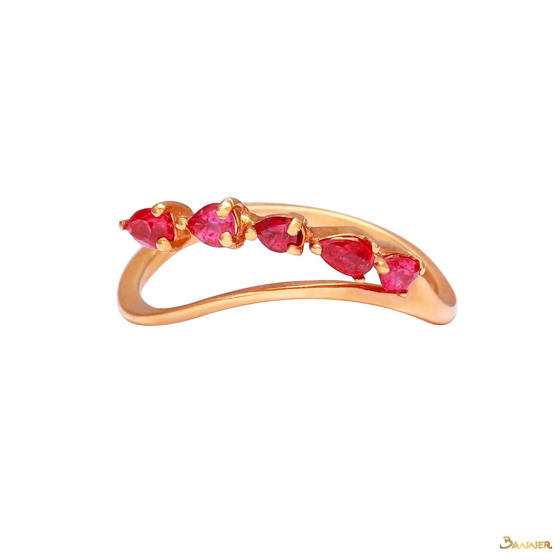 Ruby Olive Ring