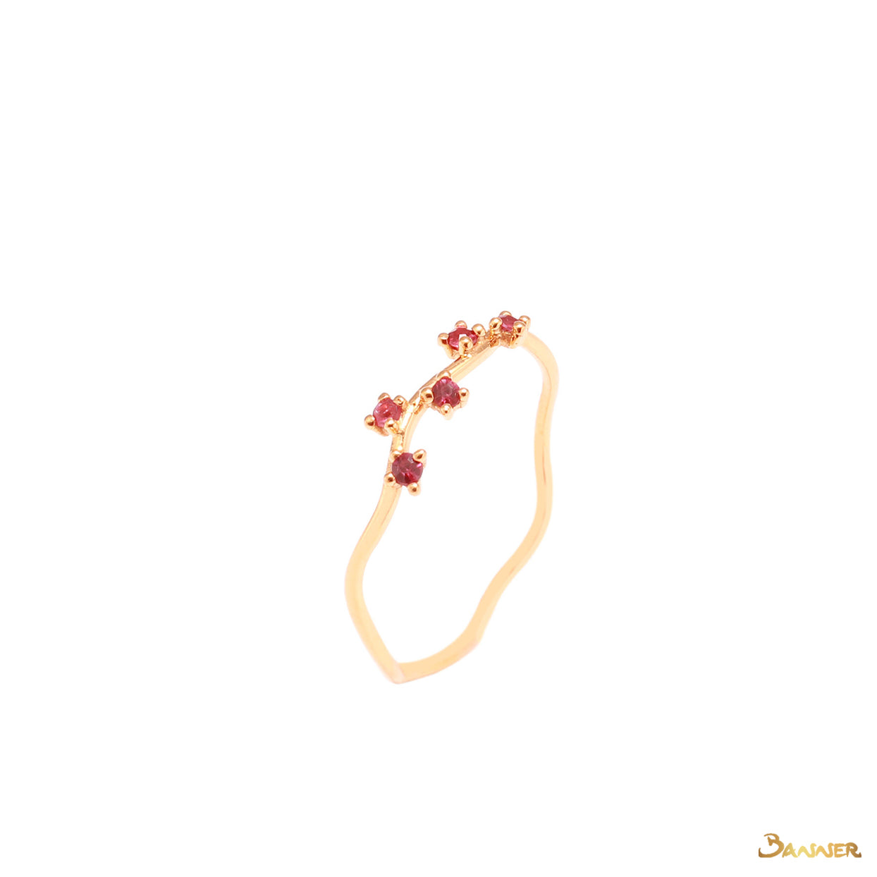 Ruby Olive Ring