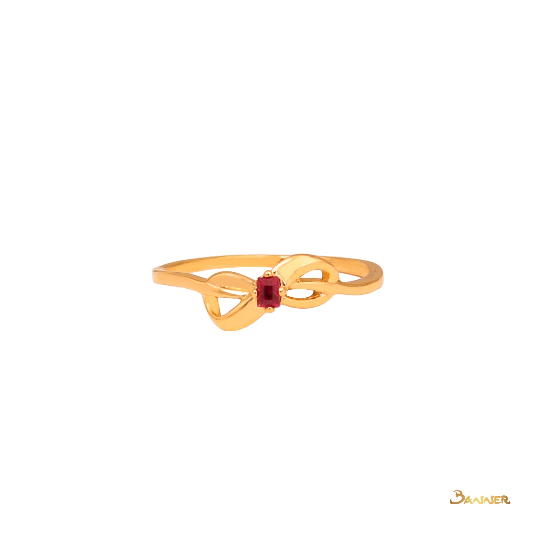 Ruby Infinity Ring