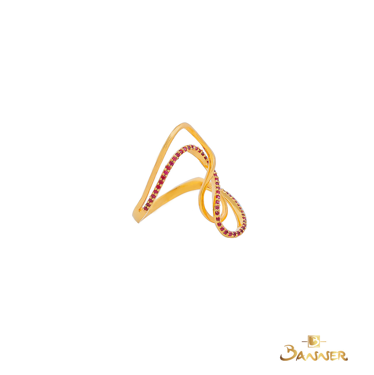Ruby Shackle Ring