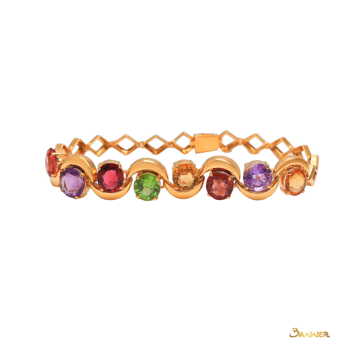 Multi-colored Spinel Bracelet