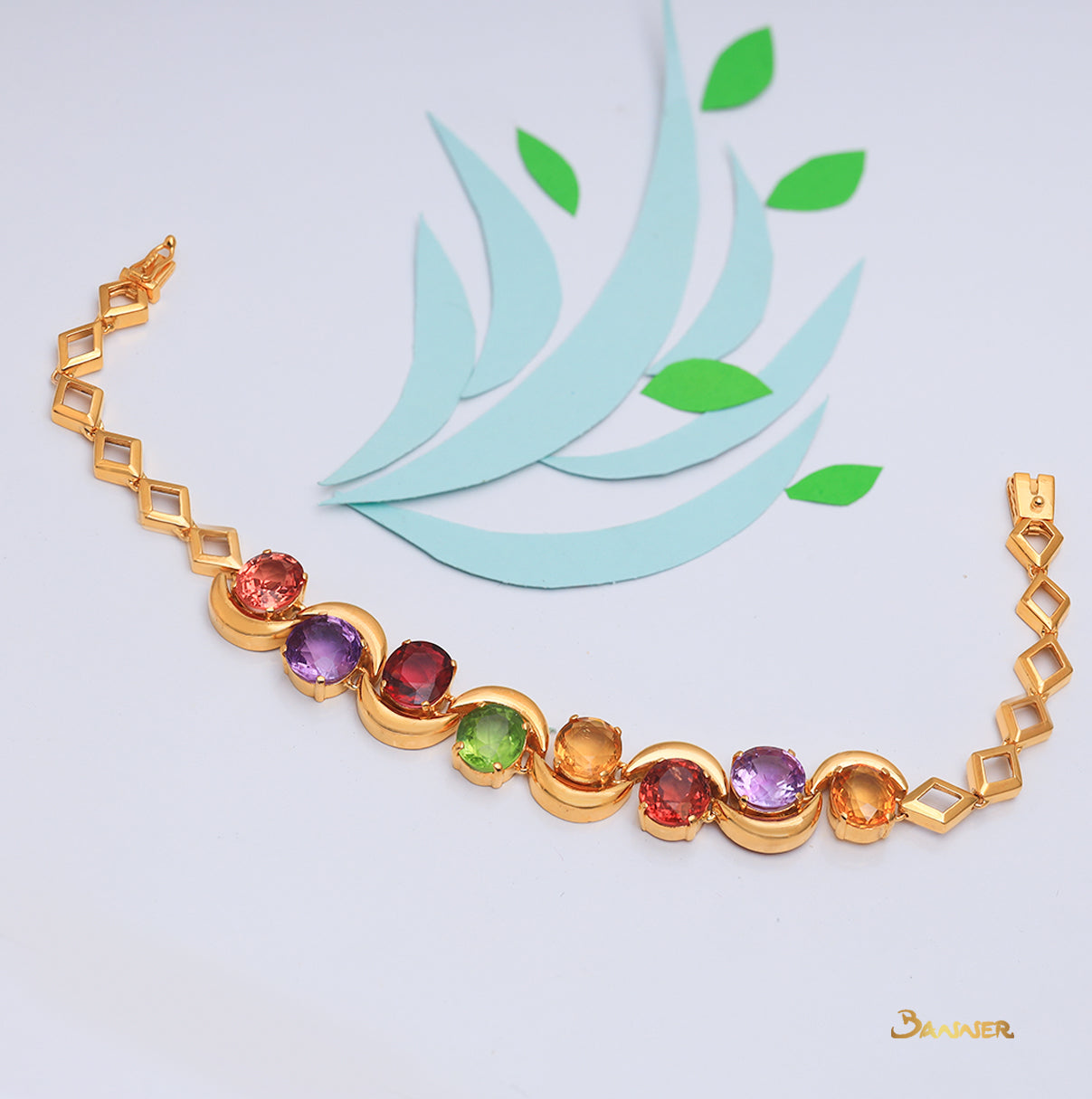 Multi-colored Spinel Bracelet