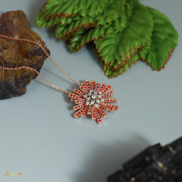 Ruby and Diamond Radiance Necklace