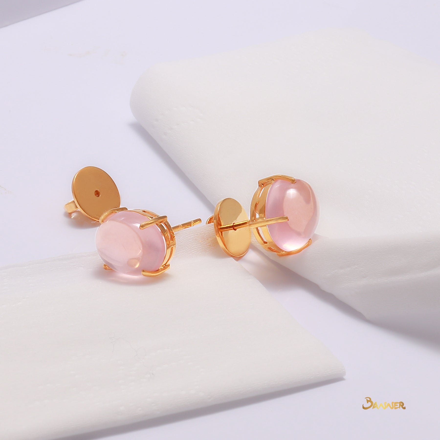 Rose Quartz Earrings