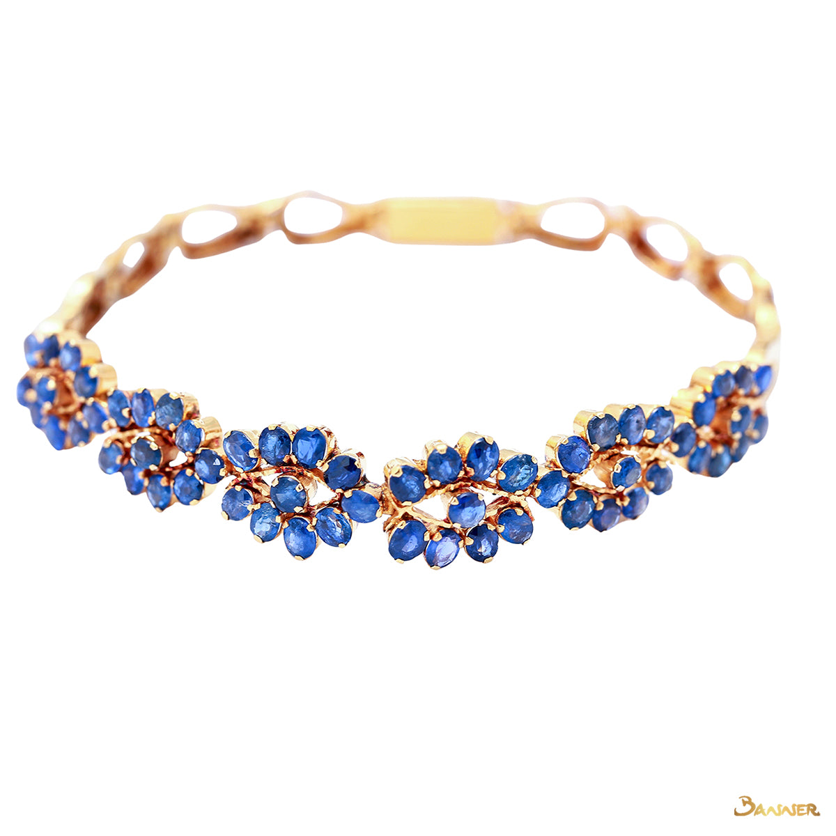 Sapphire Eye-shape Bracelet