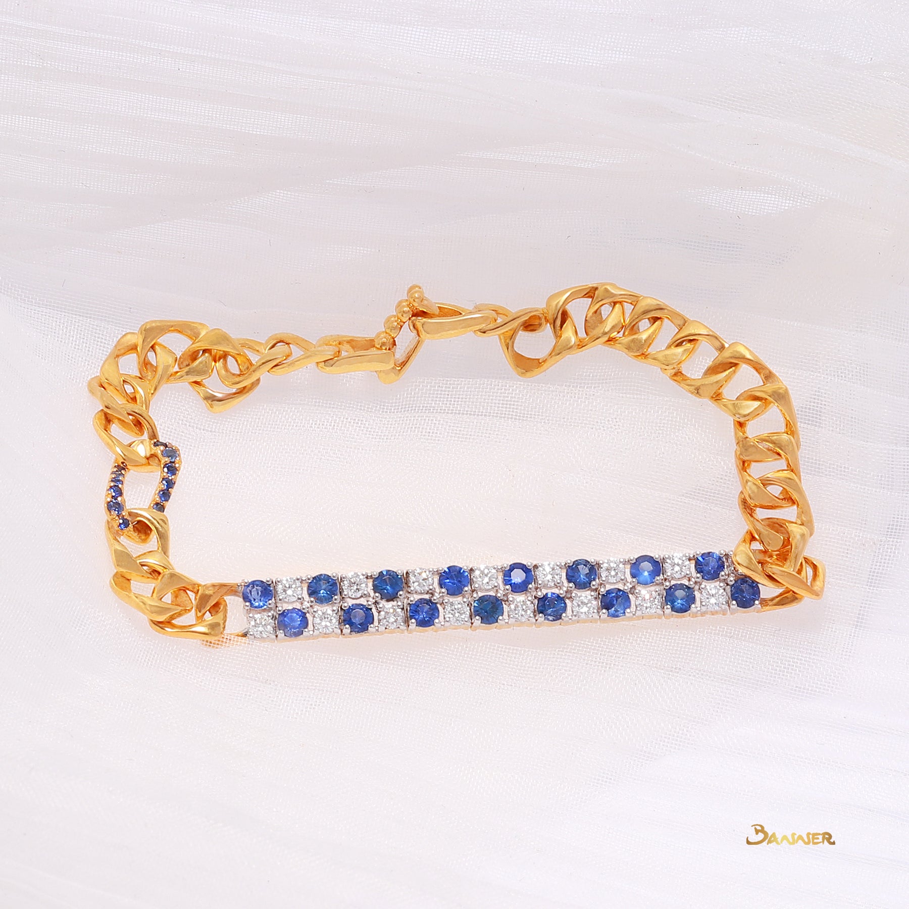 Sapphire and Diamond Bracelet