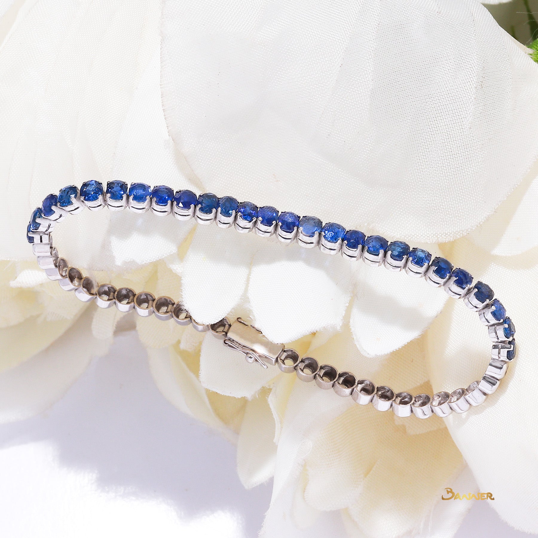 Sapphire Half Tennis Bracelet