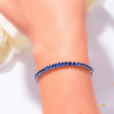 Sapphire Half Tennis Bracelet