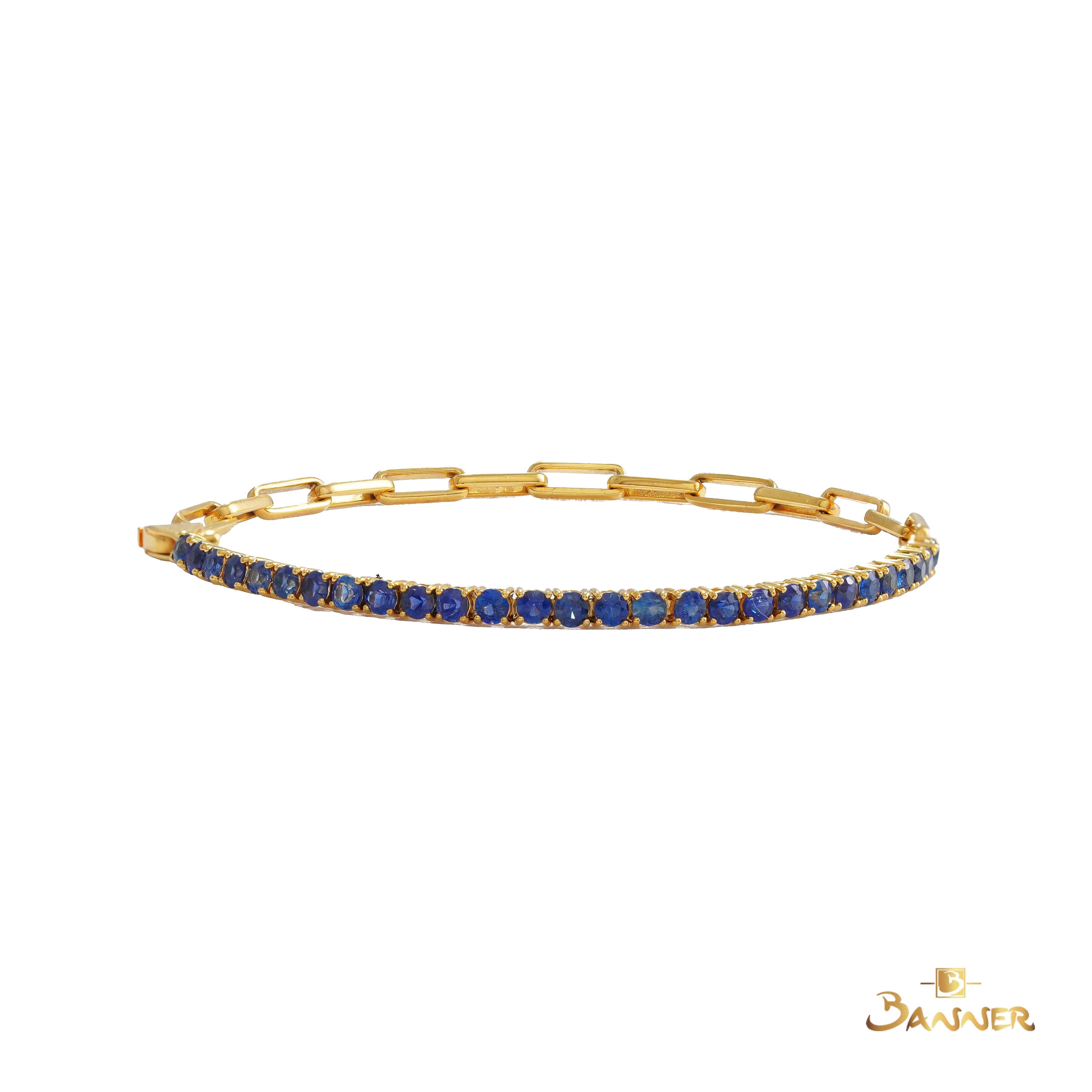 Sapphire Half Link Bracelet