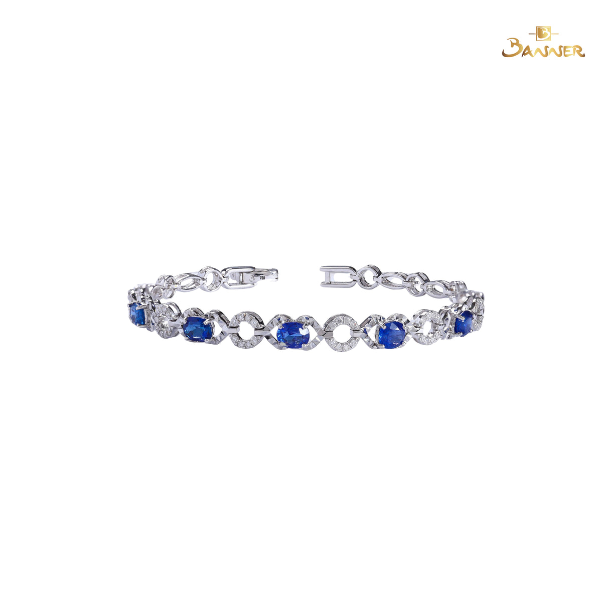 Sapphire and Diamond Bracelet