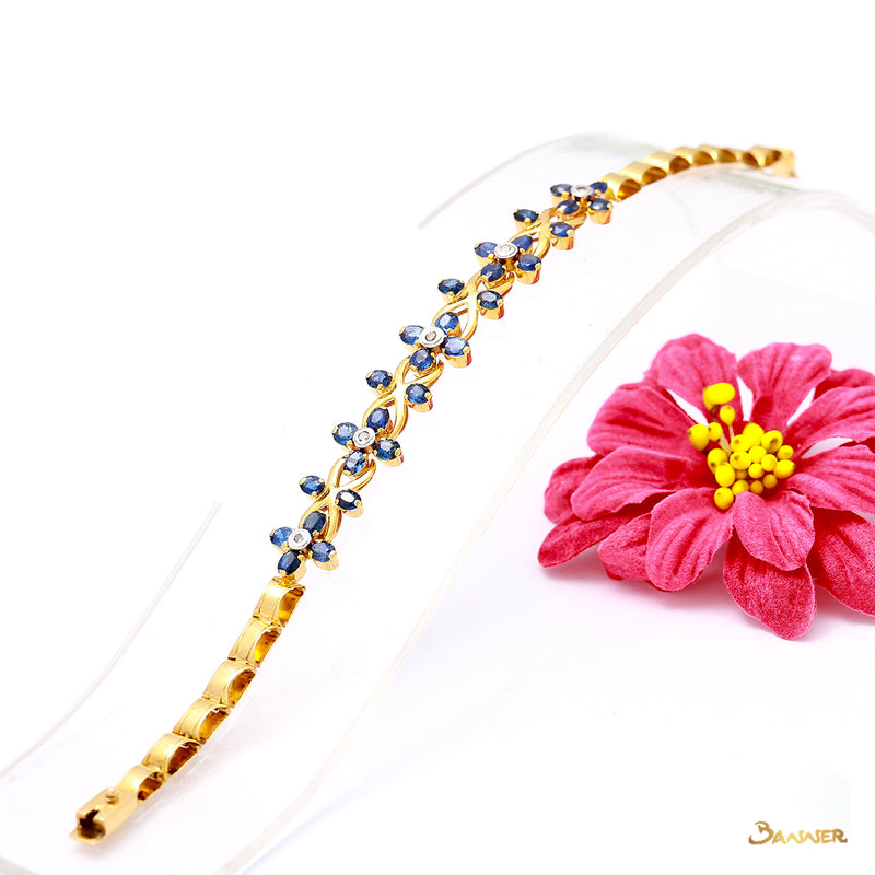 Sapphire and Diamond Ka-Note Bracelet