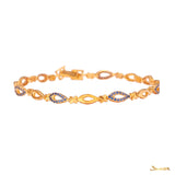 Sapphire Gold-Fish Bracelet