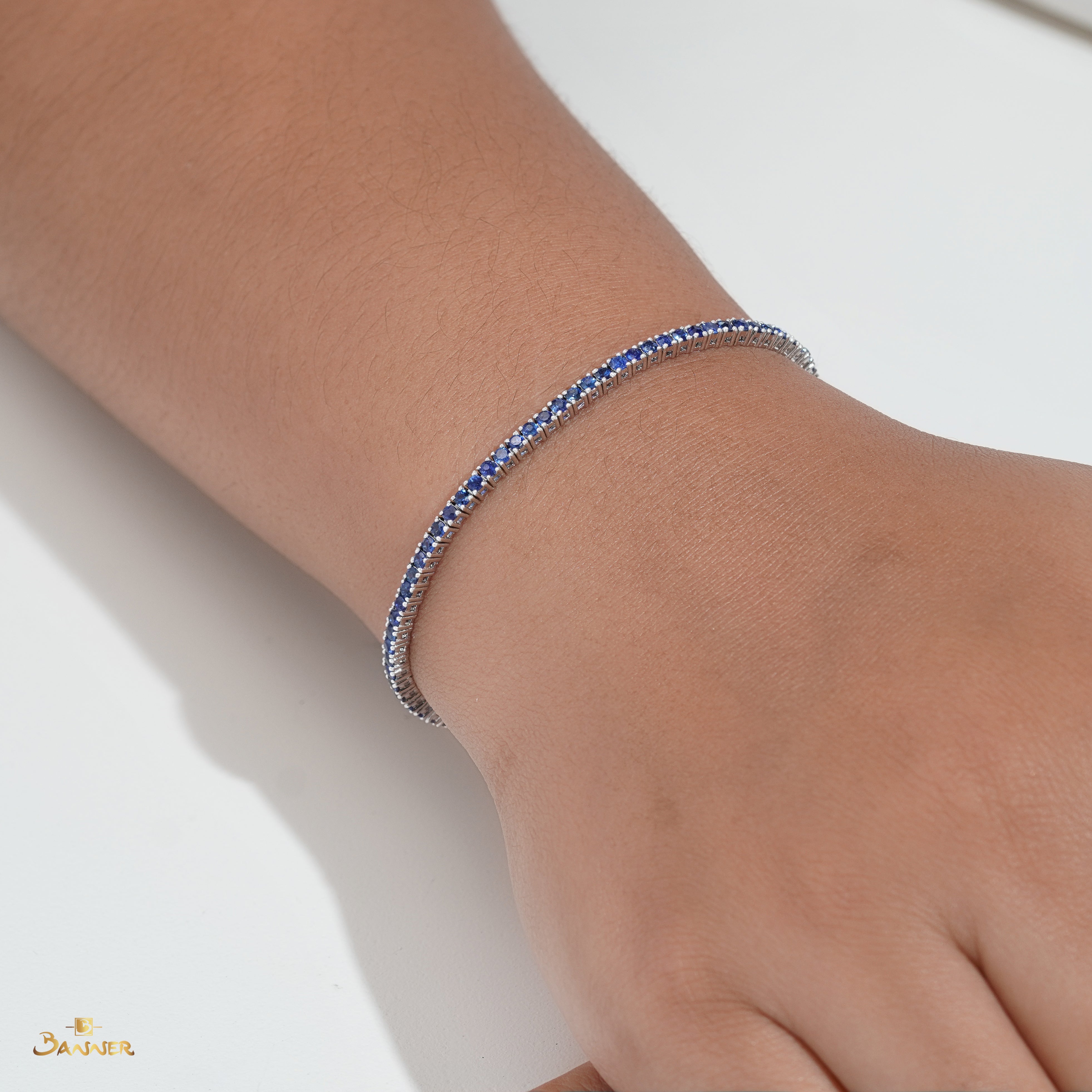 Sapphire Tennis Bracelet (2mm)