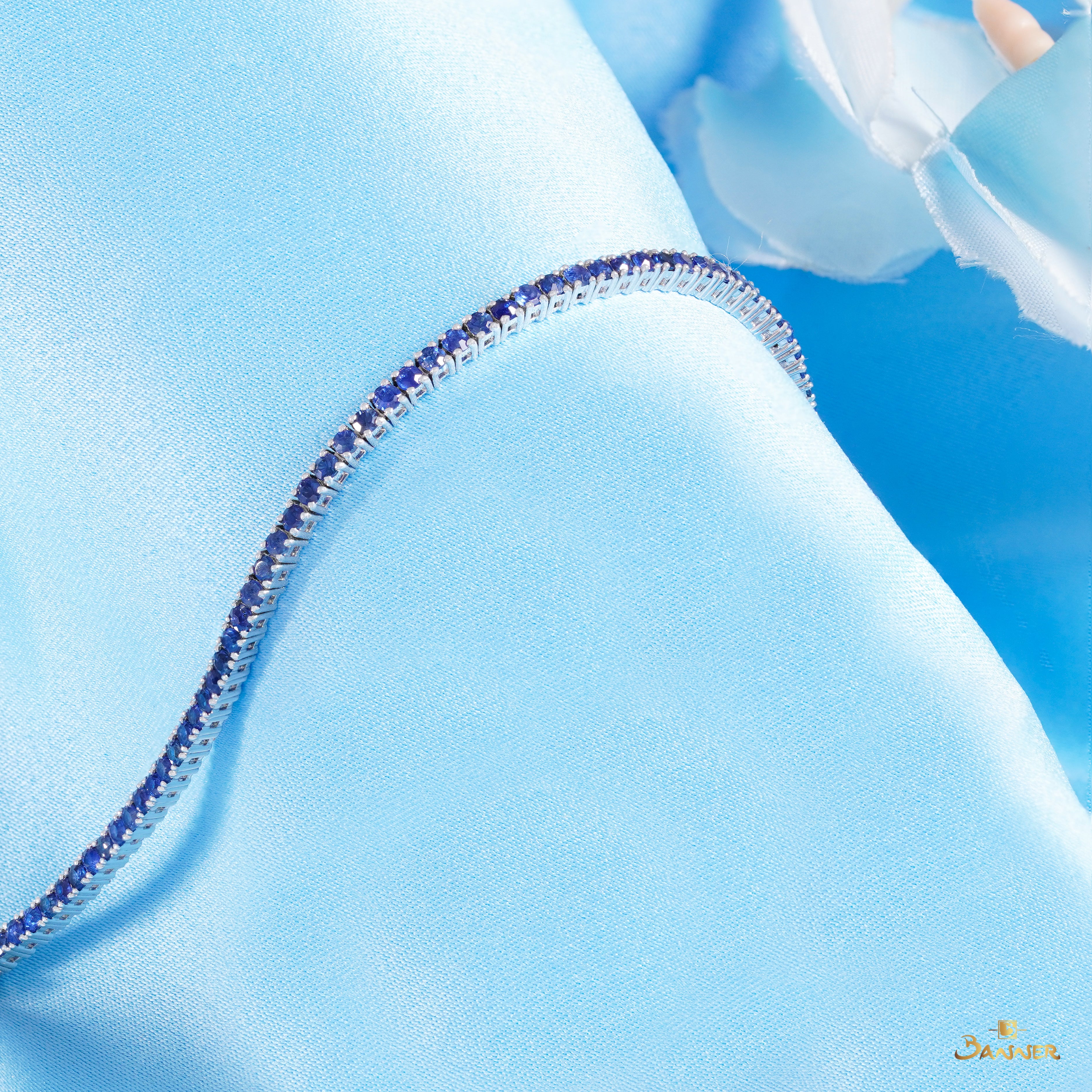 Sapphire Tennis Bracelet (2mm)