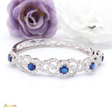 Sapphire and Diamond Kanote Bracelet