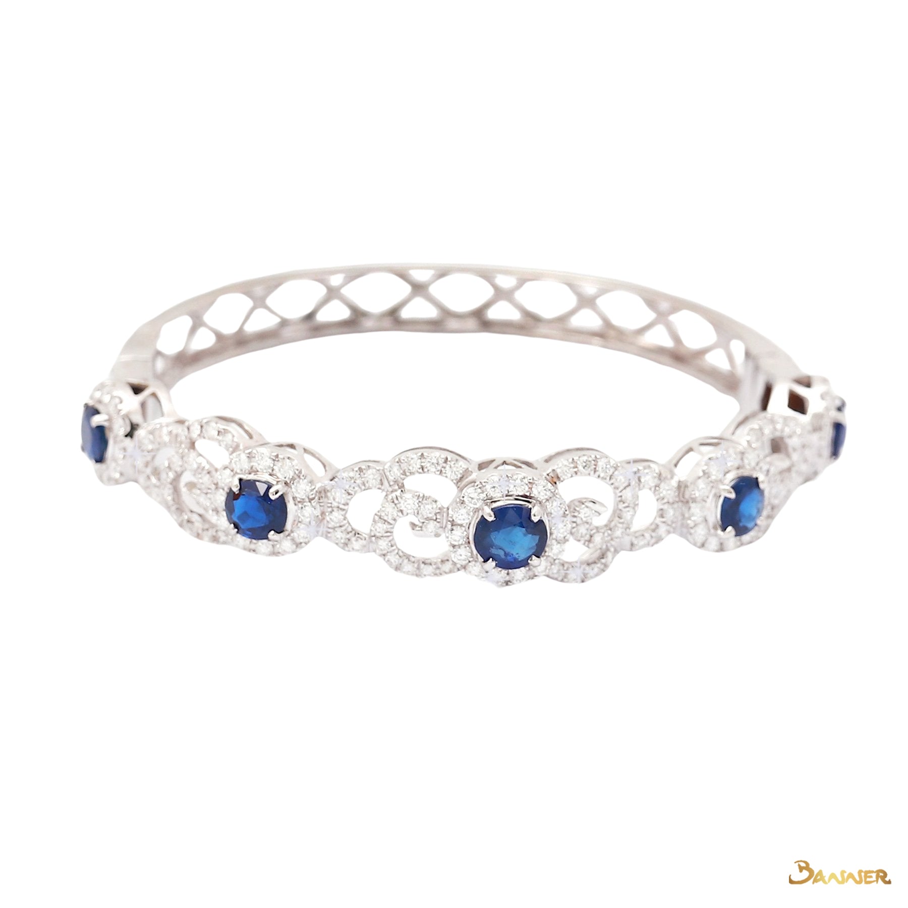 Sapphire and Diamond Kanote Bracelet