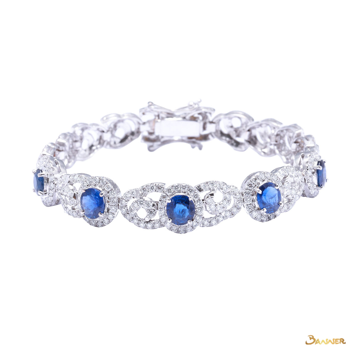 Sapphire and Diamond Kanote Bracelet