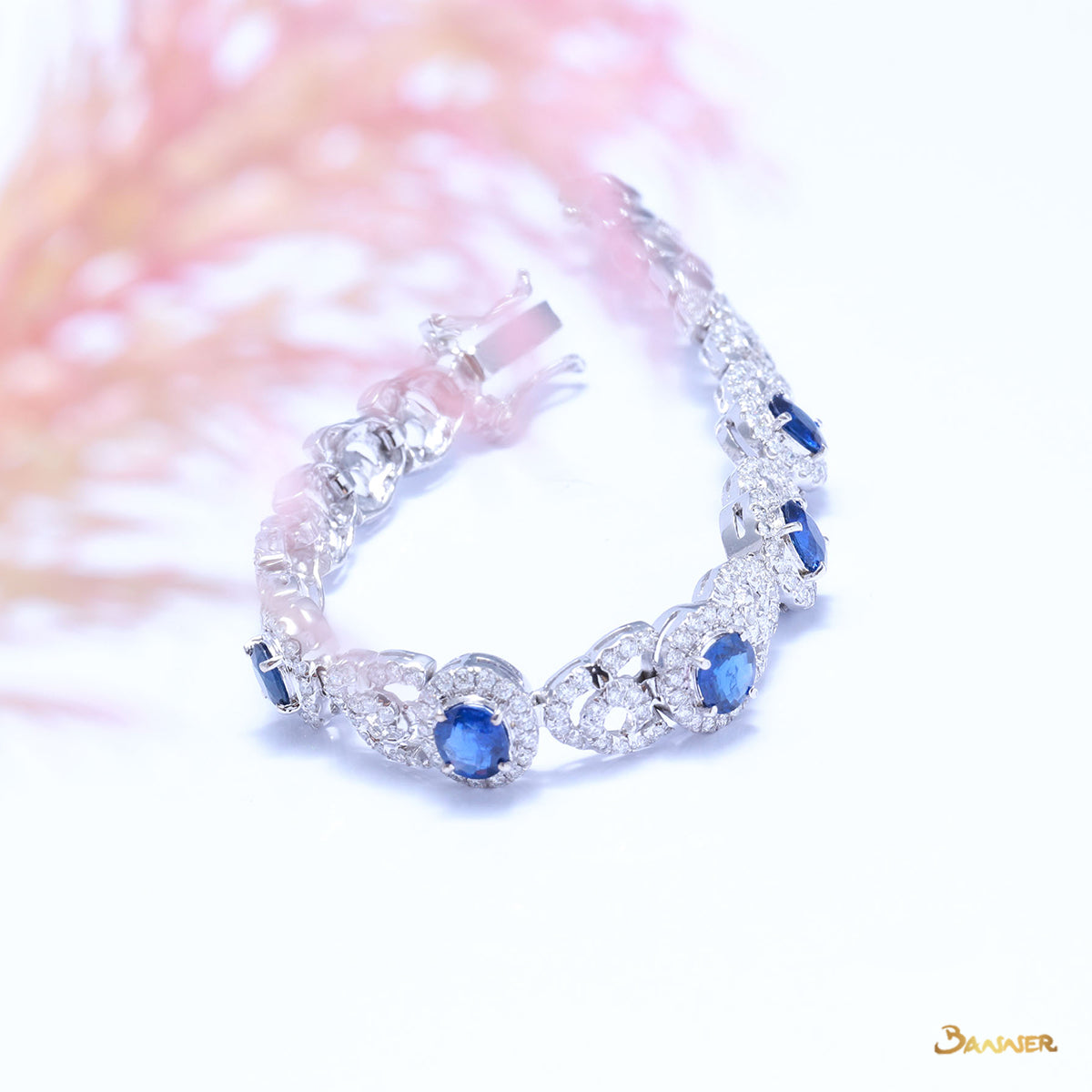 Sapphire and Diamond Kanote Bracelet