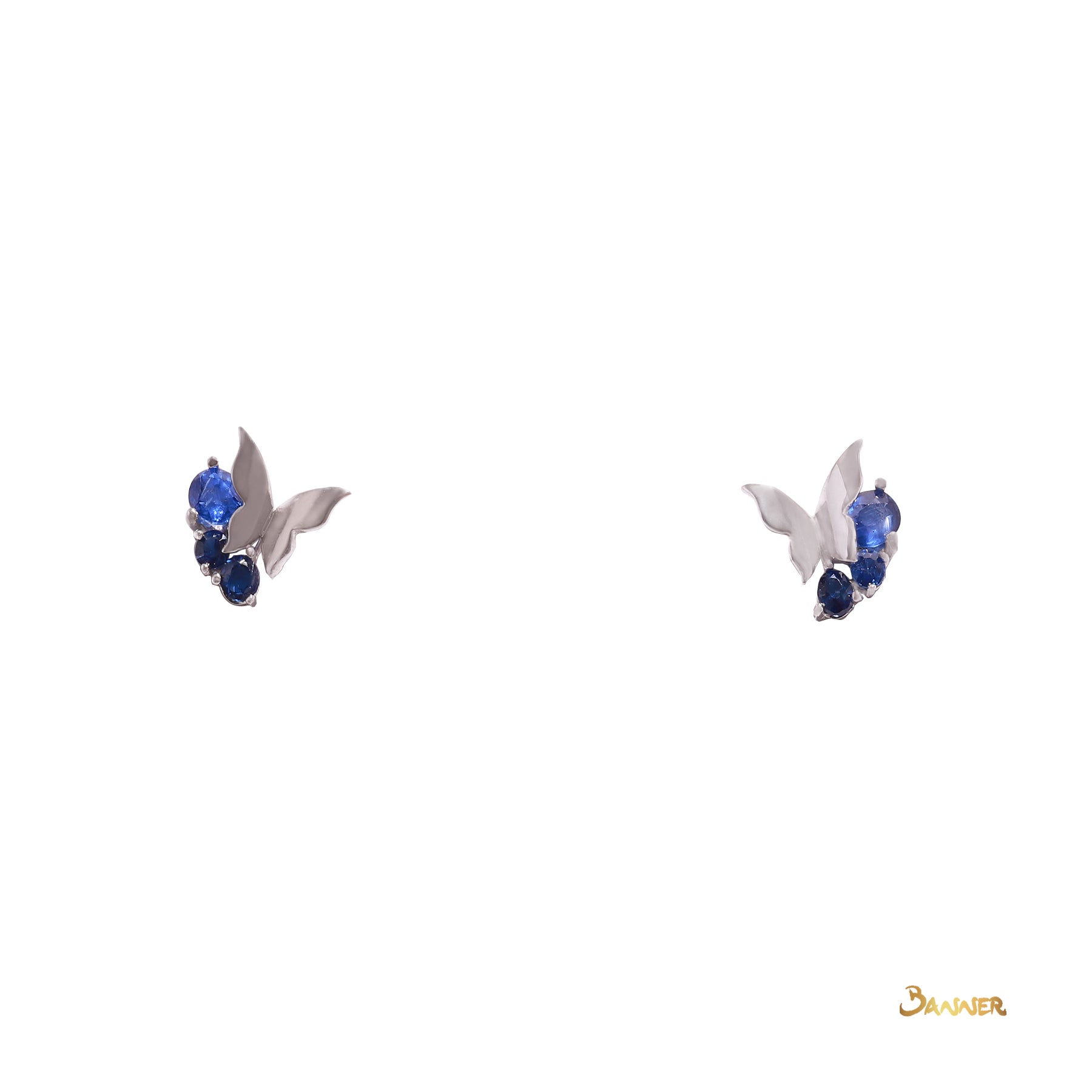 Sapphire Butterfly Earrings