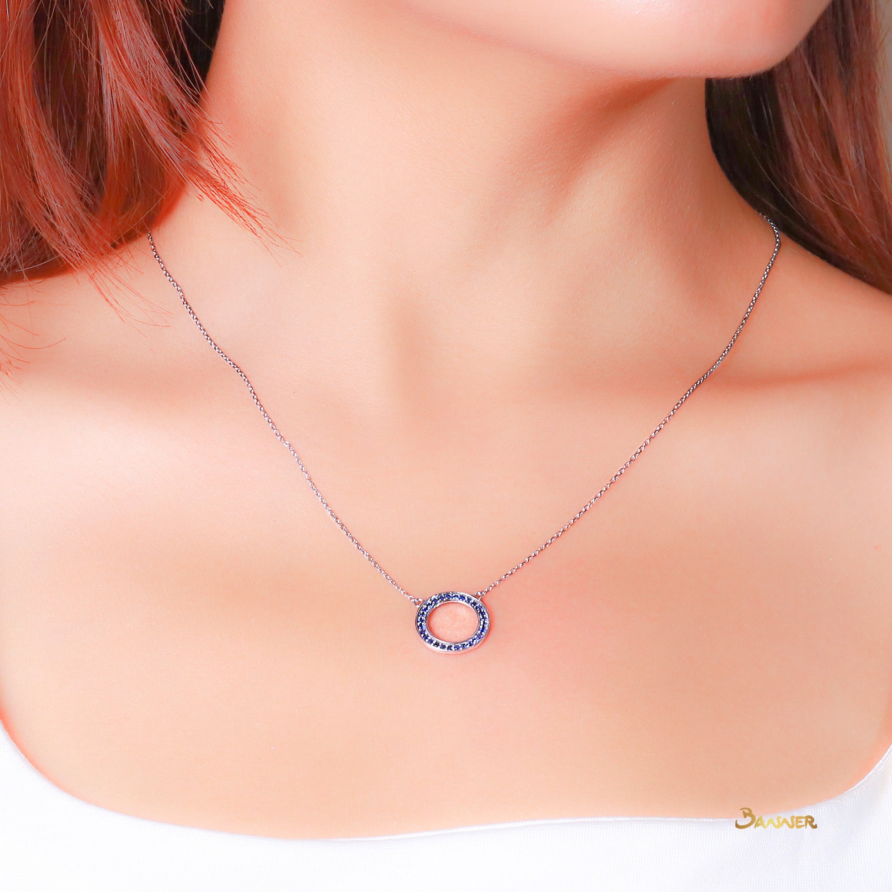 Sapphire Circle Set