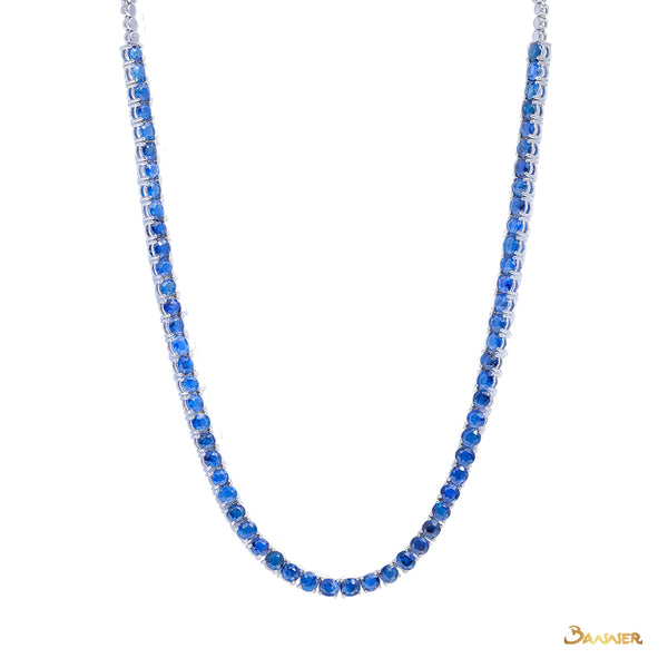 Sapphire Tennis Necklace (New)