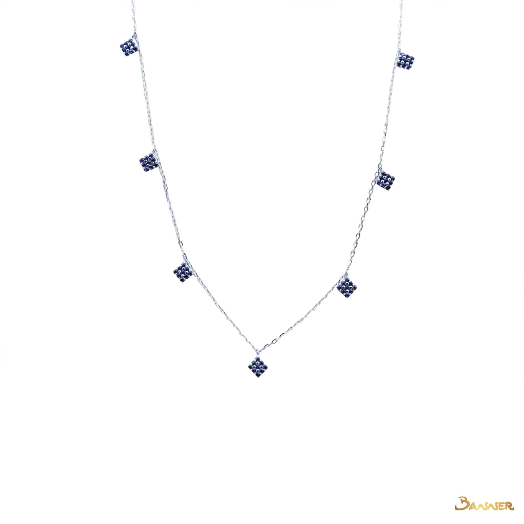 Sapphire Dangle Necklace