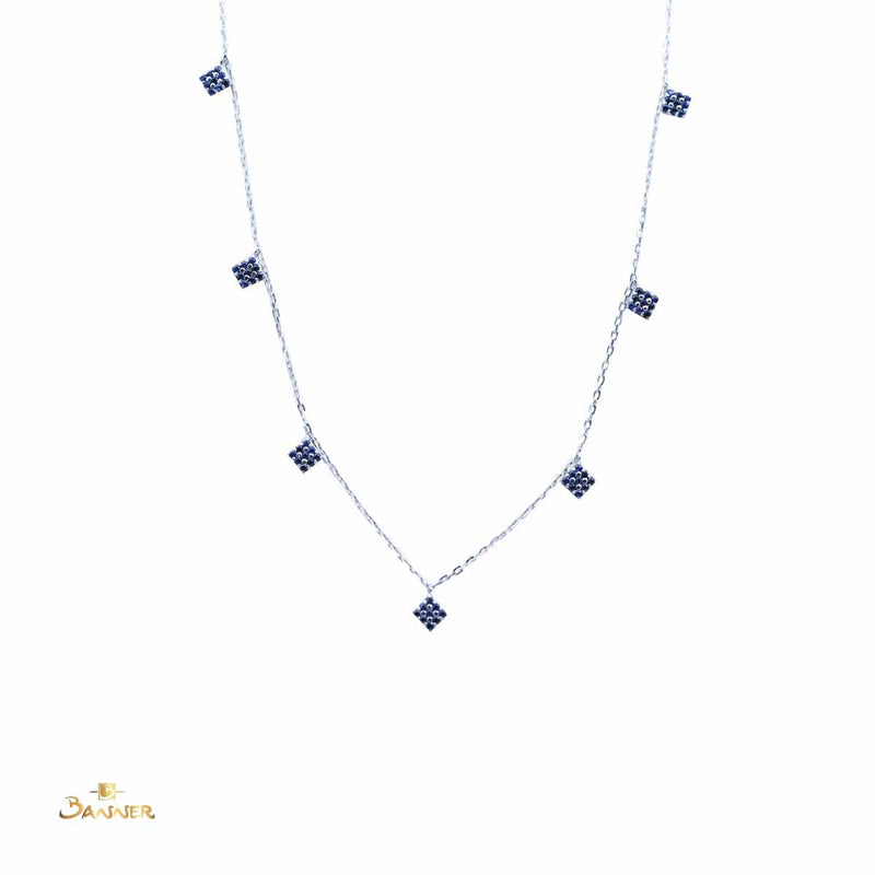 Sapphire Dangle Necklace