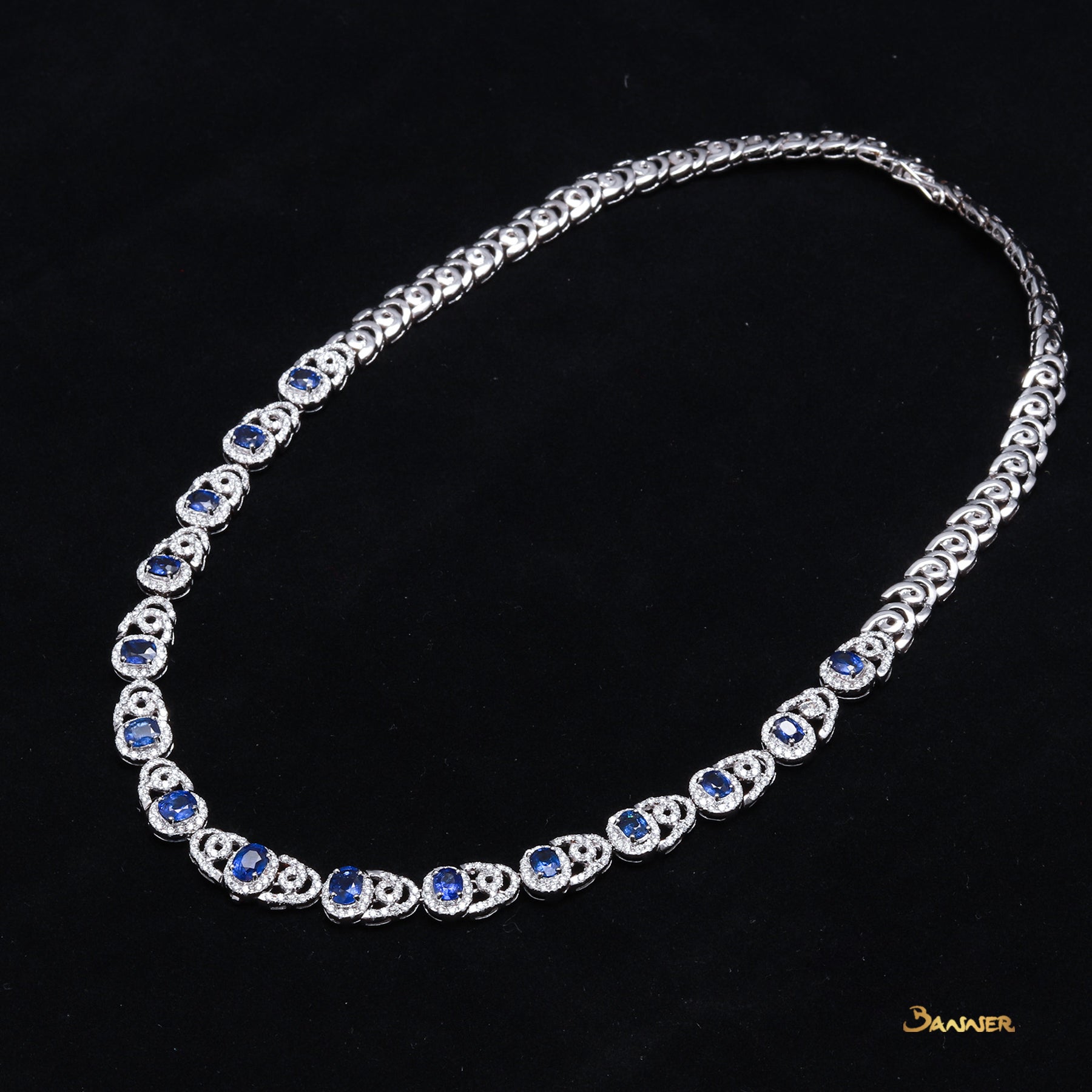 Sapphire and Diamond Elegant Set