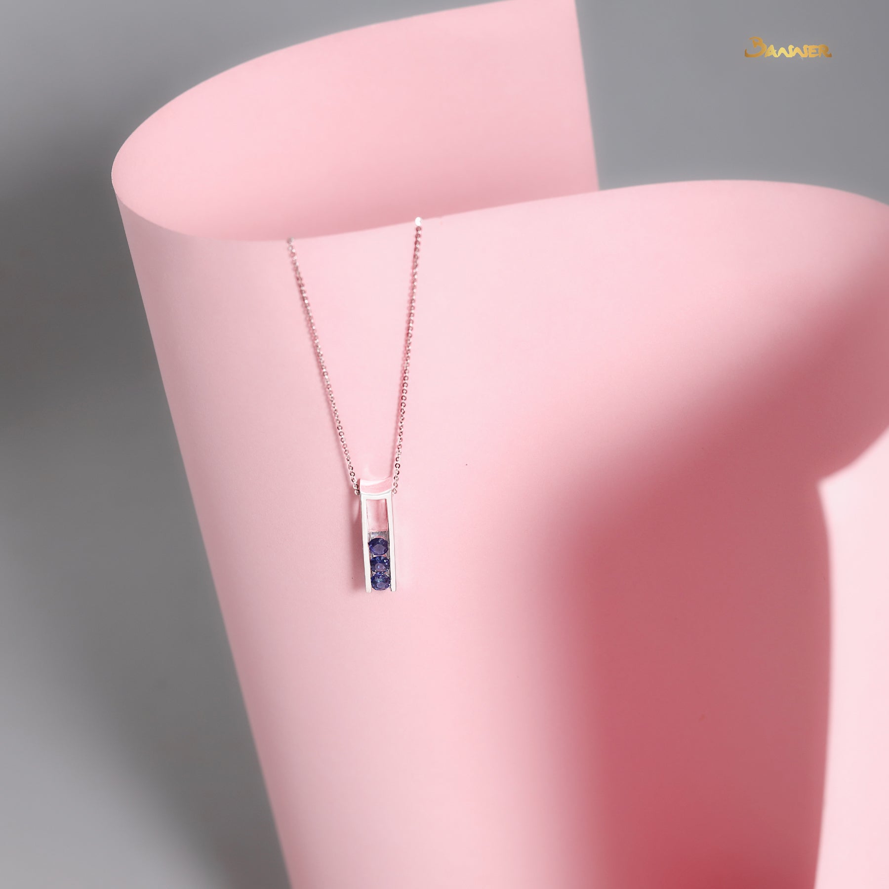 Sapphire Bar Pendant