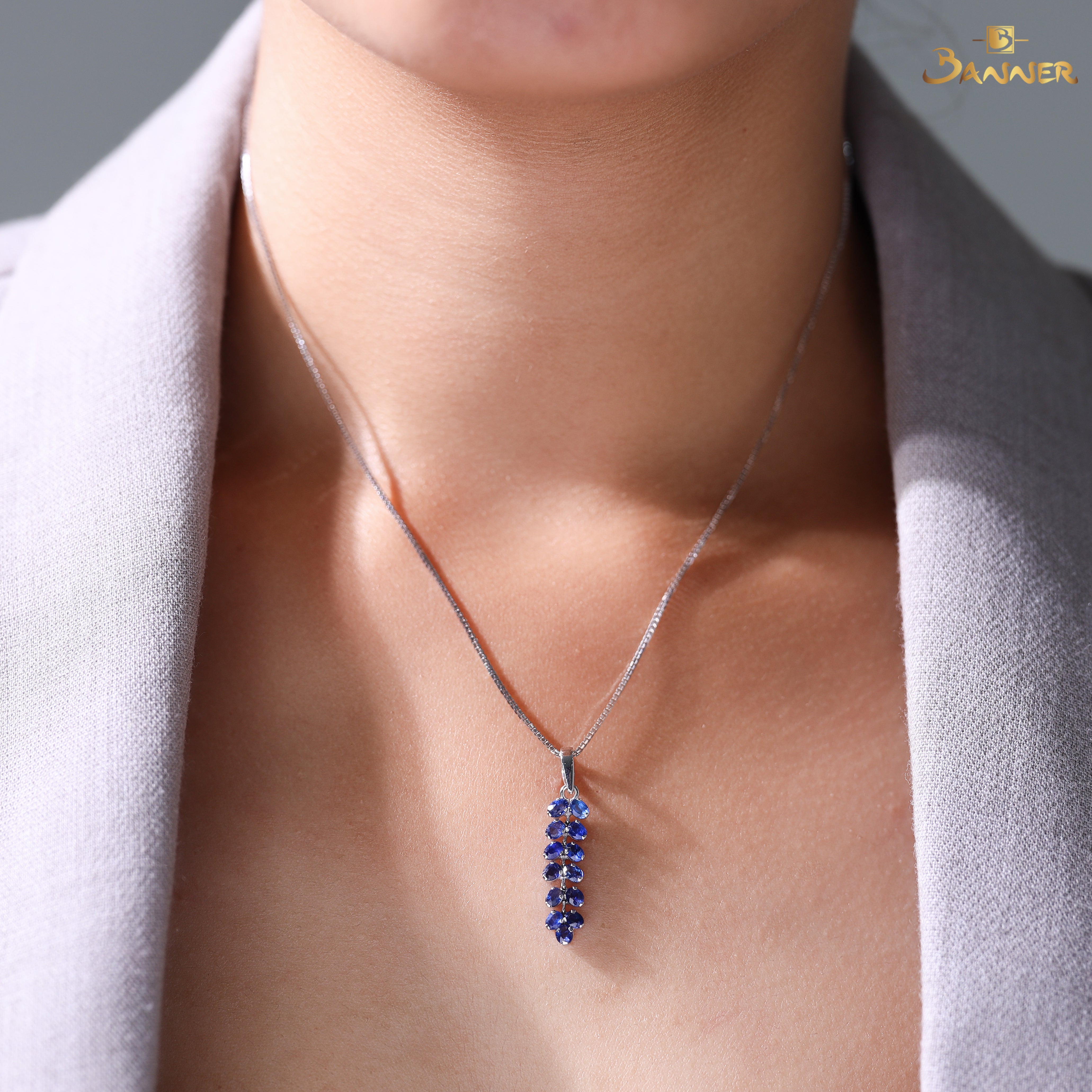 Sapphire Thazin- Khet Pendant
