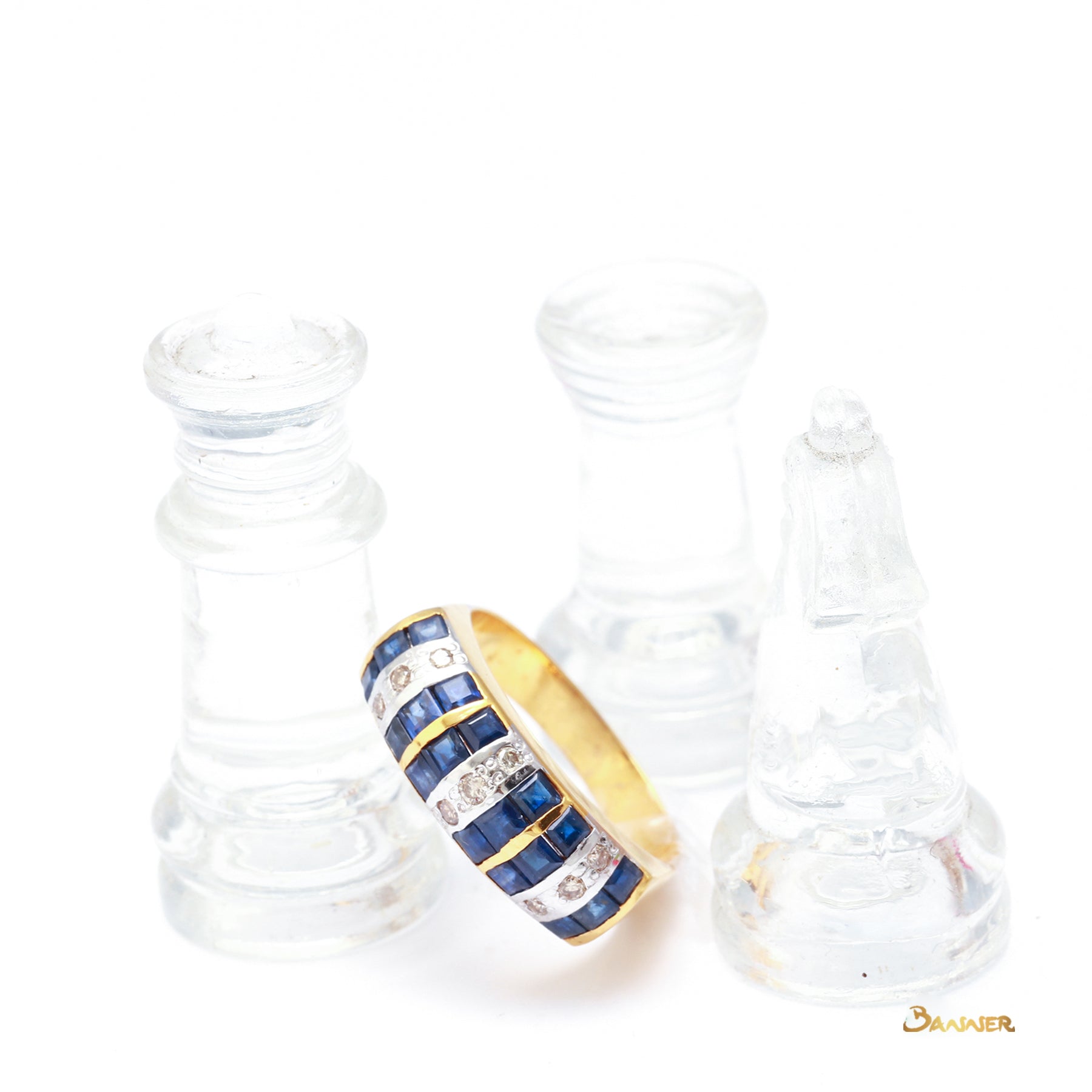 Sapphire and Diamond Wasit Set