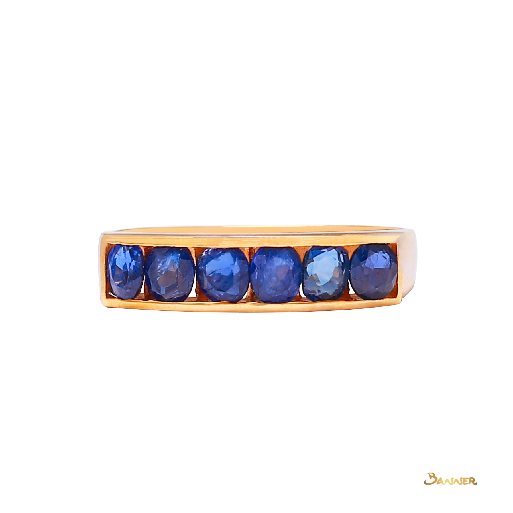 Sapphire Pave Setting Ring