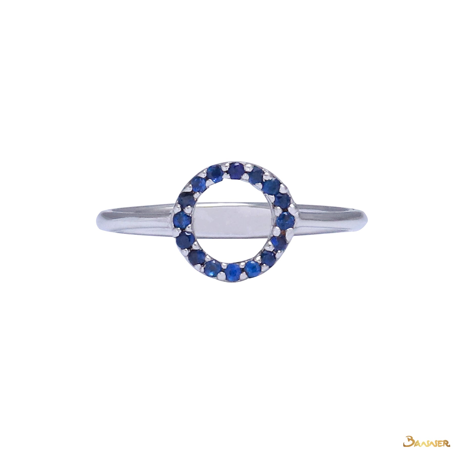 Sapphire Circle Ring