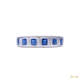 Emerald-cut Sapphire Ring