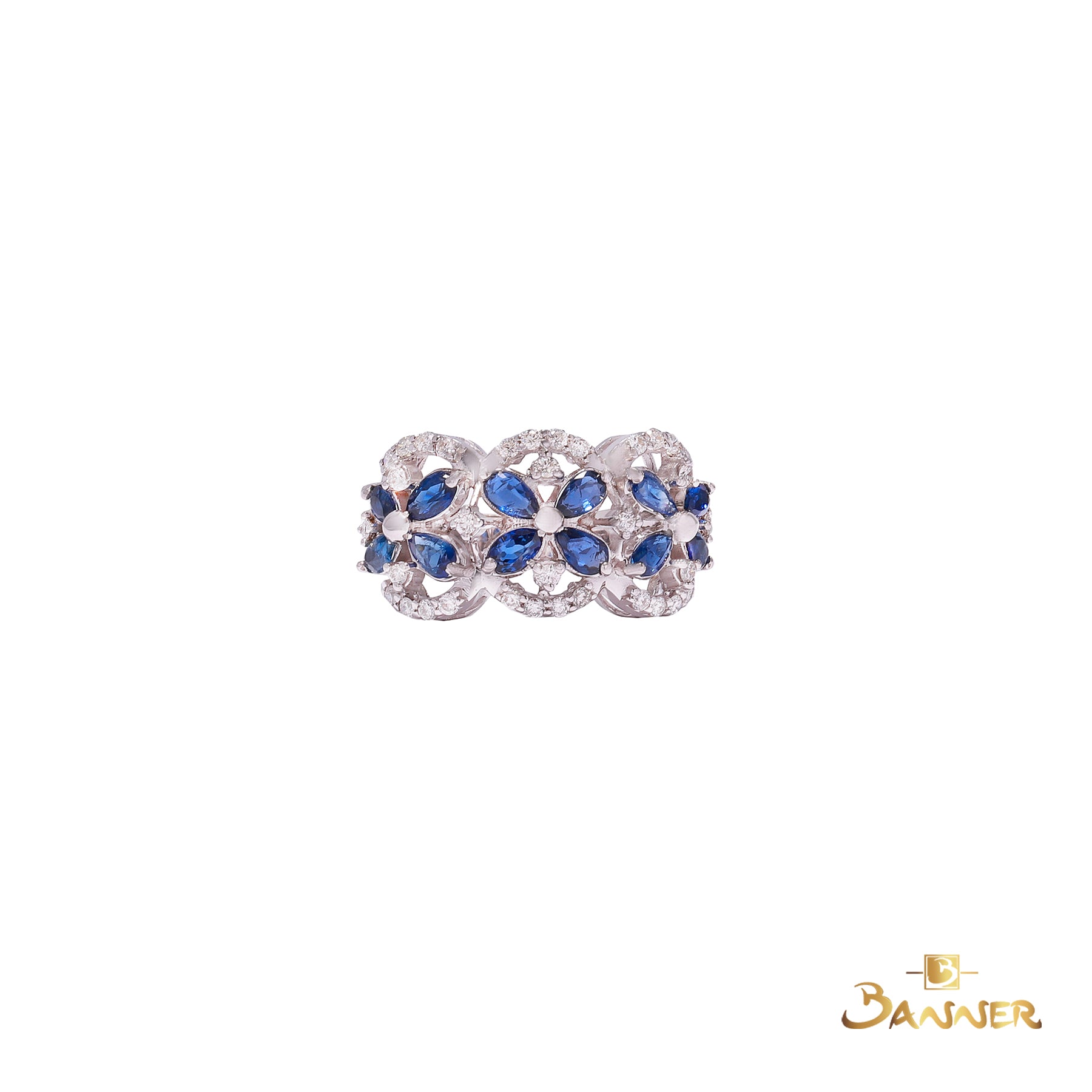 Sapphire and Diamond Ring