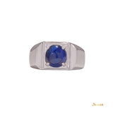 Sapphire Cabochon  Men's Ring