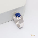 Sapphire Cabochon Men's Ring