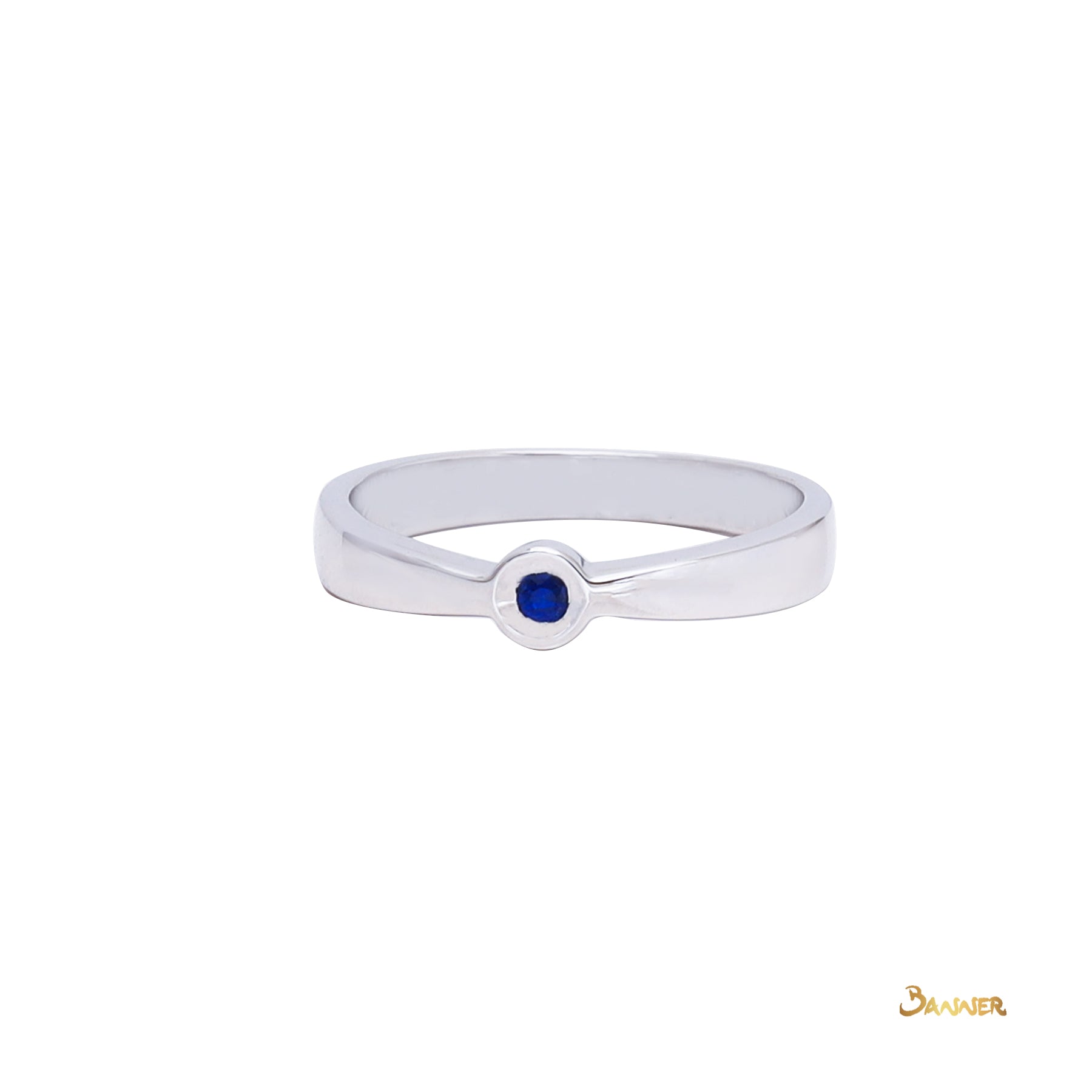 Sapphire Solitaire Ring