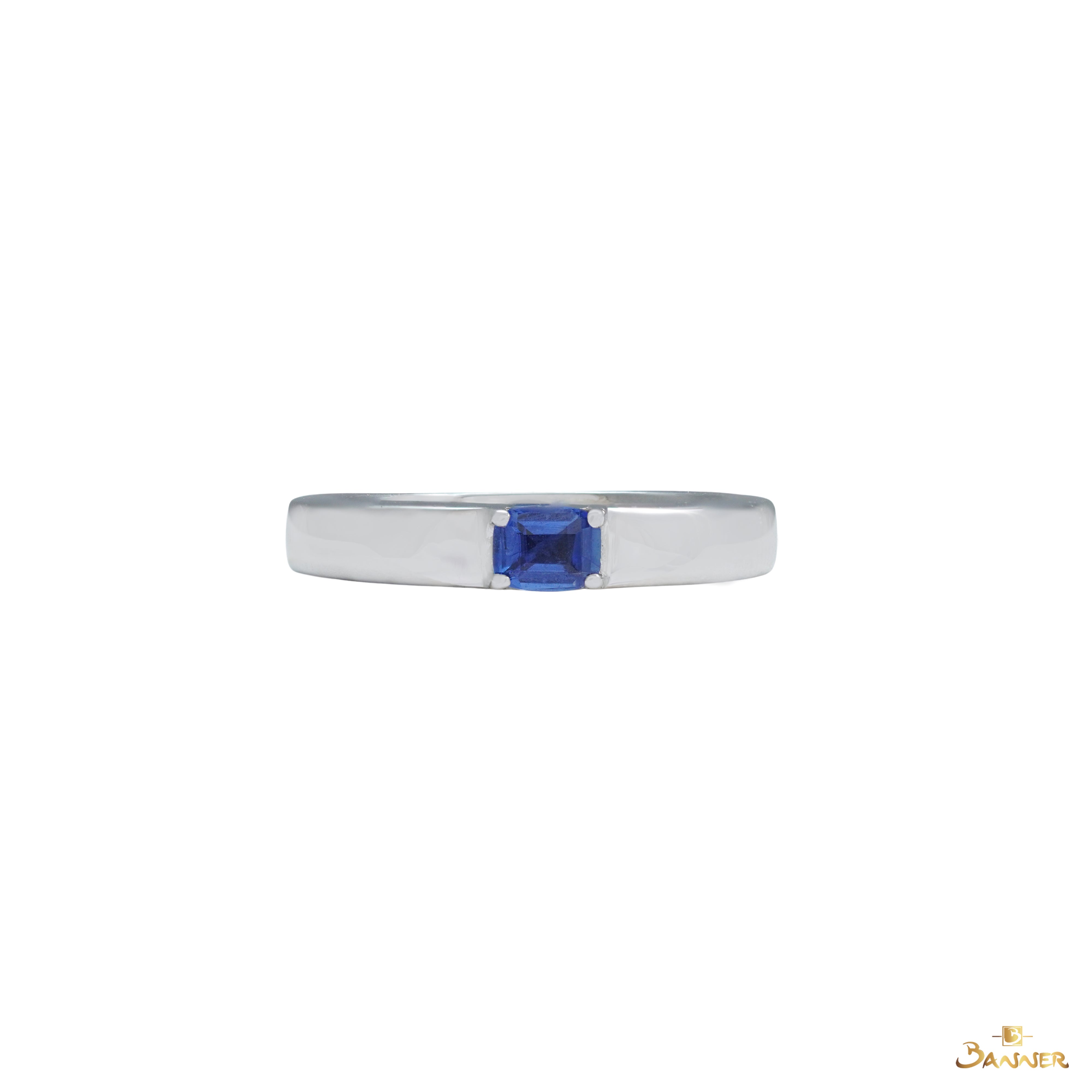 Sapphire Solitaire Ring