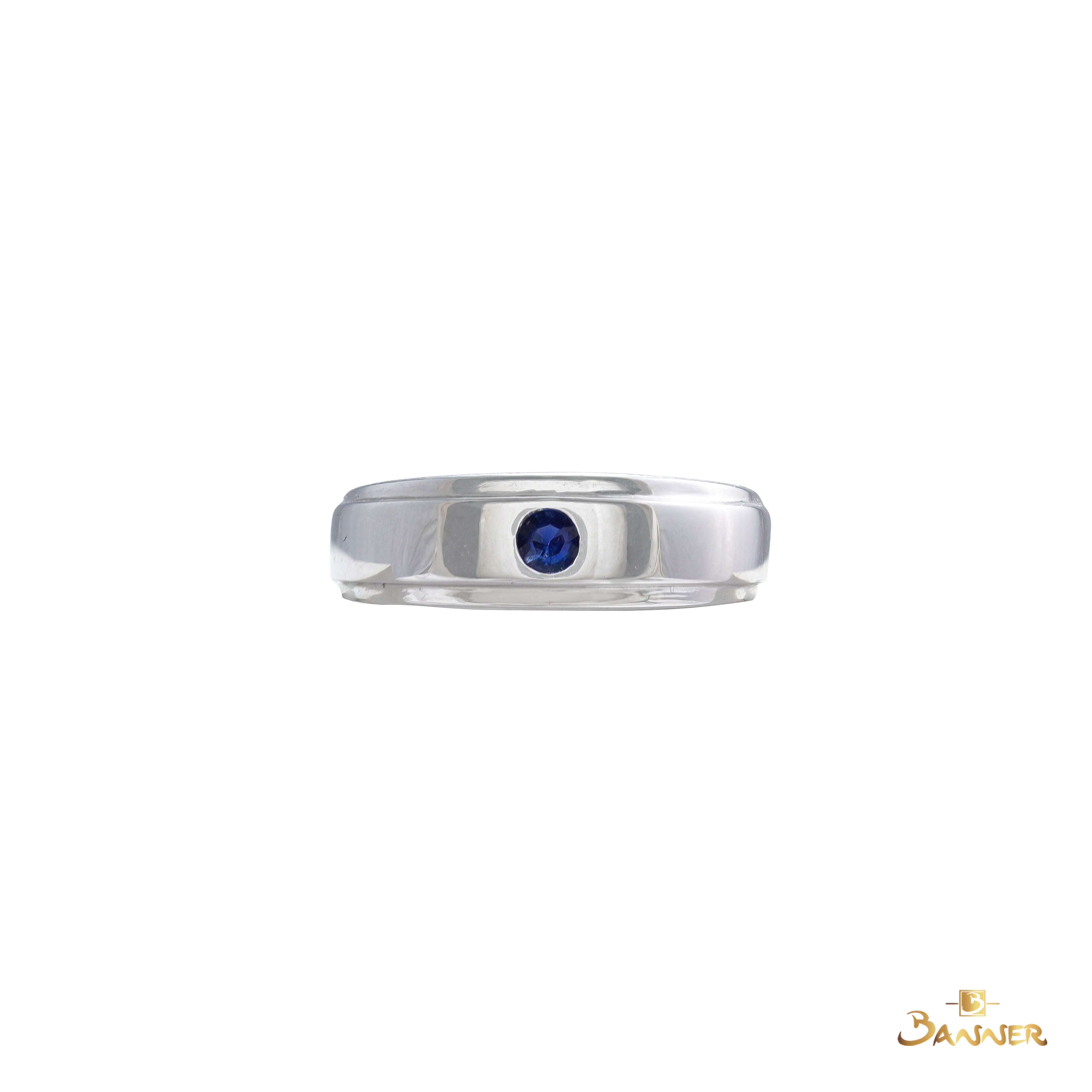 Sapphire Solitaire Ring