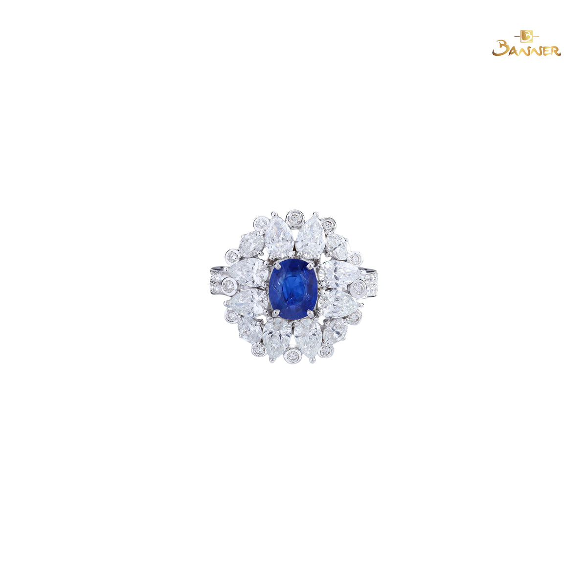 Sapphire and Diamond Ring