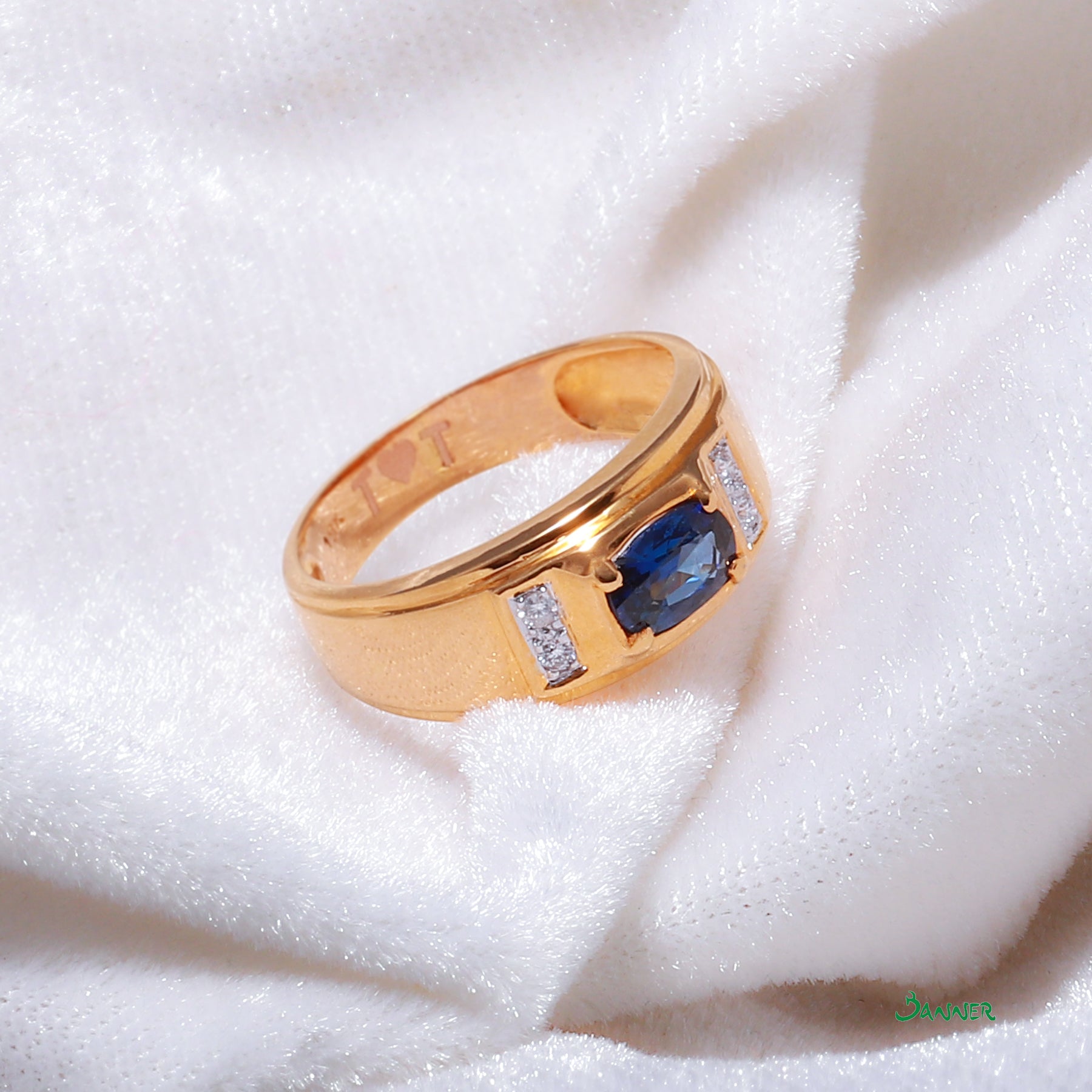 Sapphire and Diamond Ring