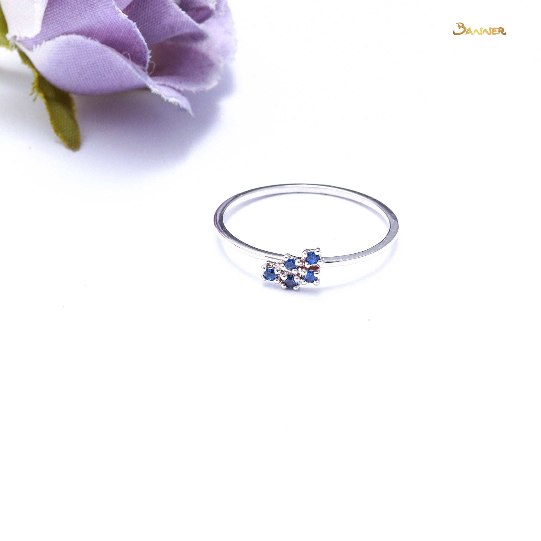 Sapphire Vine Ring