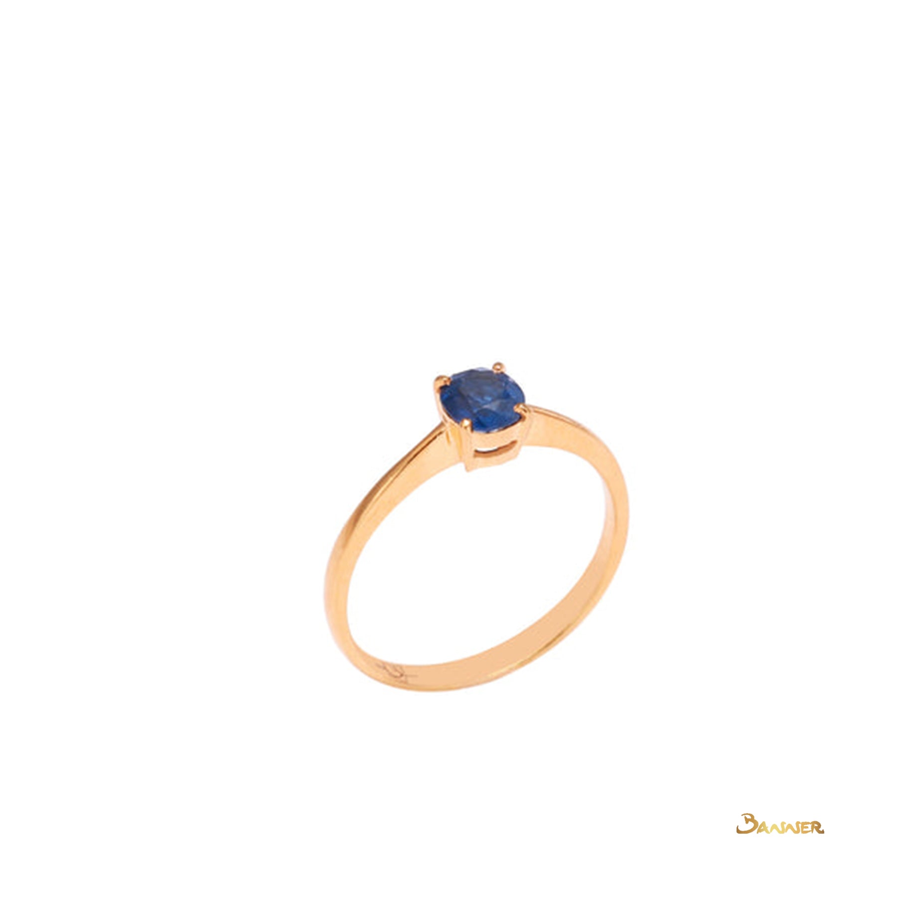 Sapphire Solitare Ring